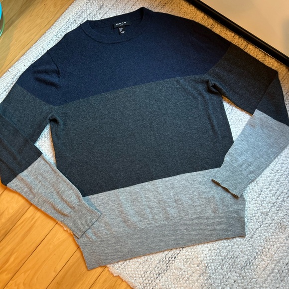 Mark Law Men’s Colorblock Wool Blend Sweater - Picture 5 of 10